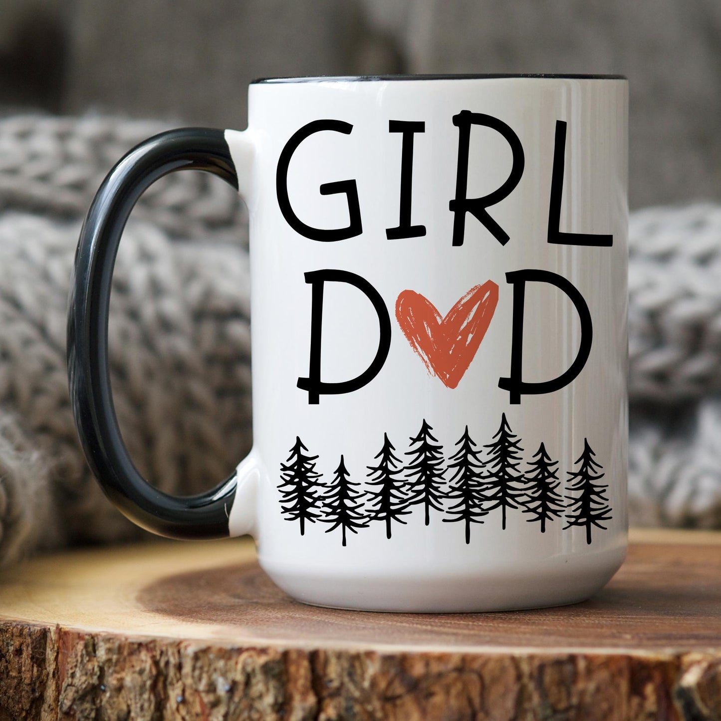 Girl Dad Mug, Personalized Girl Daddy gift, Dad of Girls mug, Dad Gift from Daughters, Dad Father's day Birthday Mug, Dad Daughter Names Mug