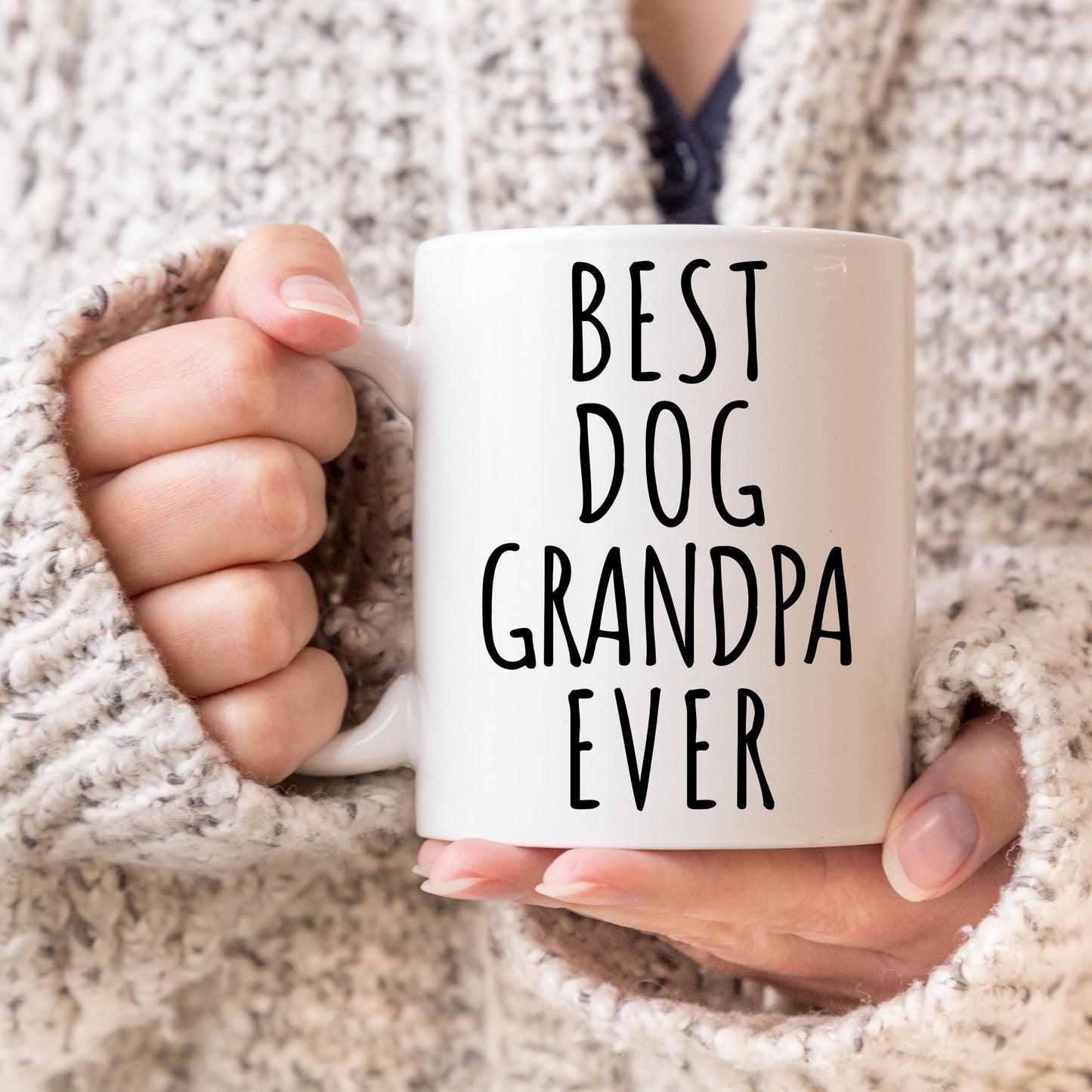 Best Dog Grandpa Mug, Personalized Dog Grandpa Gift, Dog Papa Mug, Custom Grandpaw Mug, Dog Grandpaw Gift, Dog Grandfather Present Birthday