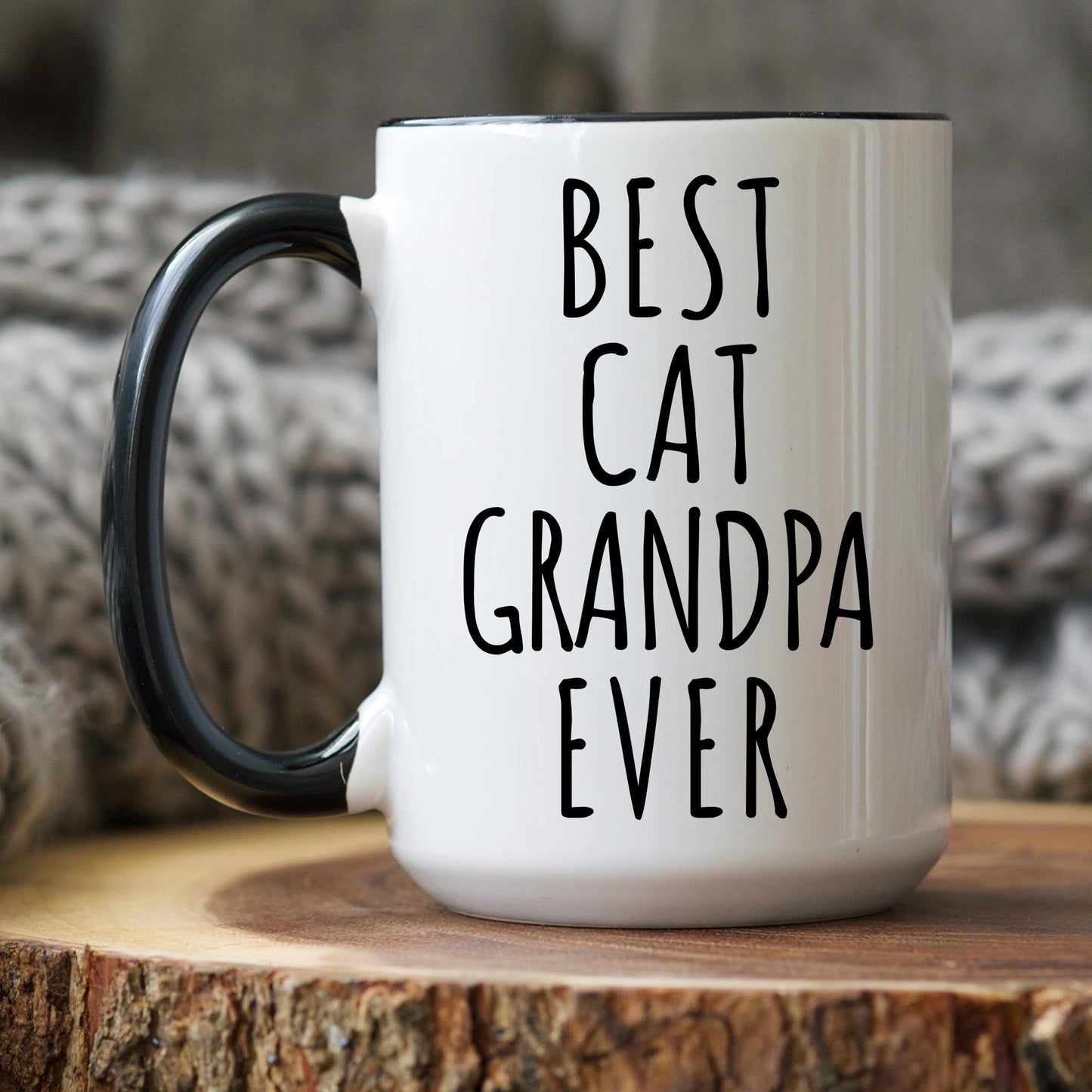 Best Cat Grandpa Mug, Personalized Cat Grandpa Gift, Cat Papa Mug, Custom Grandpaw Mug, Cat Grandpaw Gift, Cat Grandfather Present Birthday