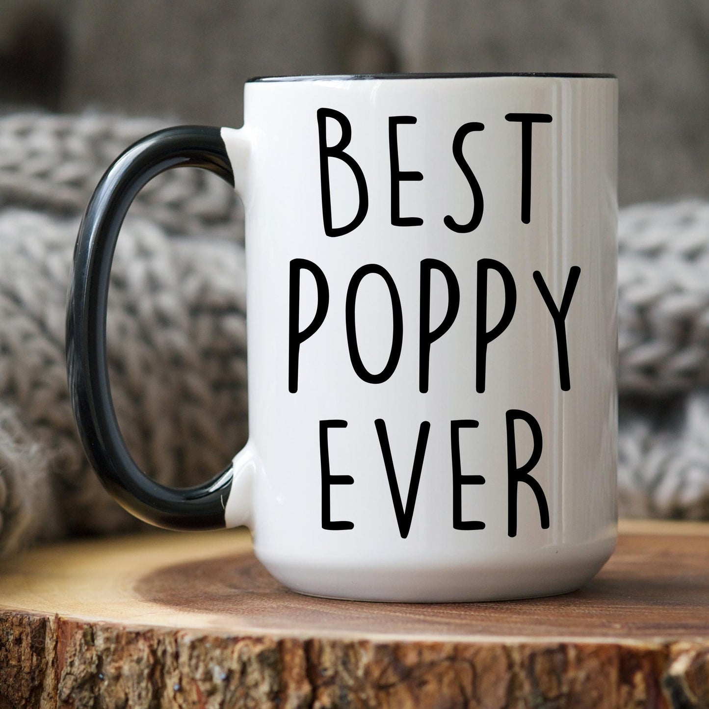 Poppy Mug, Personalized Poppy Gift, Poppy Father's day Mug, Gift For Poppy from Grandkids, Custom Poppy Grandkids Names Mug, Best Poppy Mug