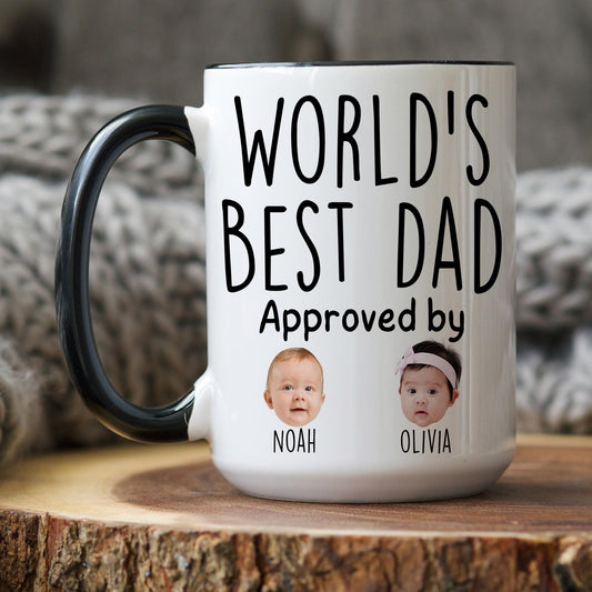 Dad Gift, Personalized Dad Mug, Dad Baby Face Mug, Custom Dad Baby Mug, Gift for dad from Kids Children, Dad Father's day, Dad Photo Mug