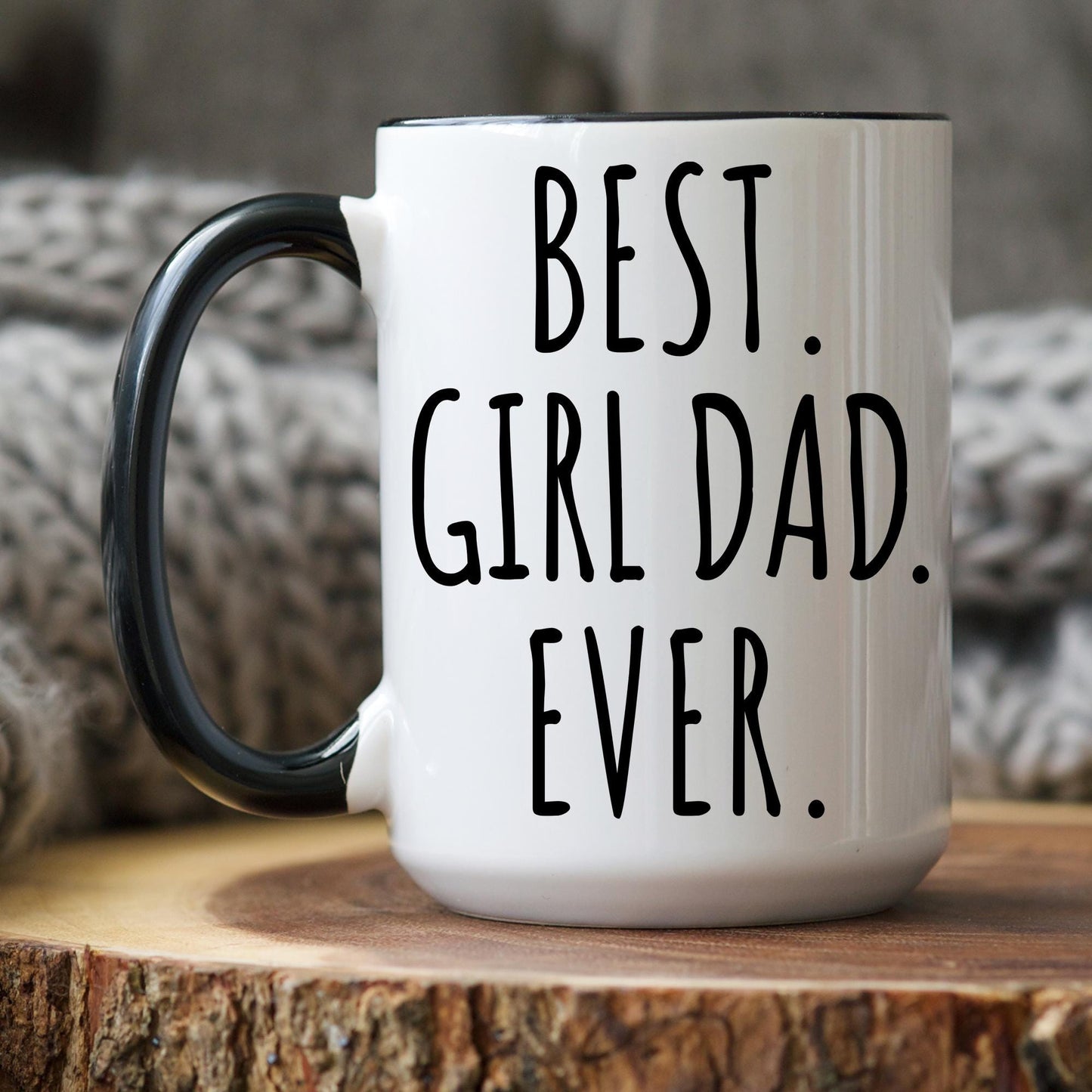 Best Girl Dad Mug, Personalized Girl Daddy gift, Dad of Girls mug, Dad Gift from Daughters, Dad Father's day Birthday Mug, Dad Daughter Name