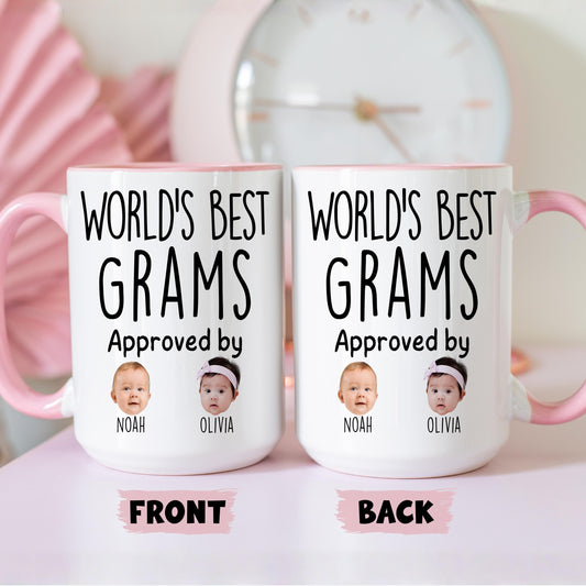 Best Grams Mug, Personalized Grams Kids Baby Face Photo Gift, Custom Grams Baby Present, Grams Grandchild, Grams Baby Mug, Grams Grandkid