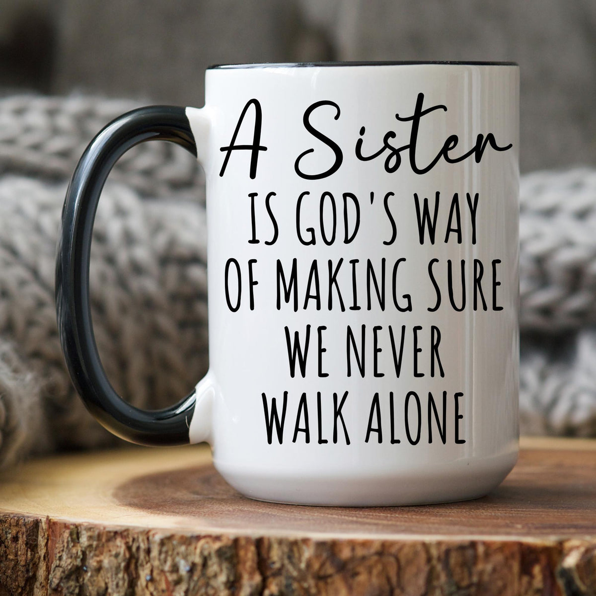 Sisters Mug, Personalized Sister Birth Month Mug, Custom Sisters Birth Month Flower Gift, Sister Birthday Gift From Sister, Sister Floral