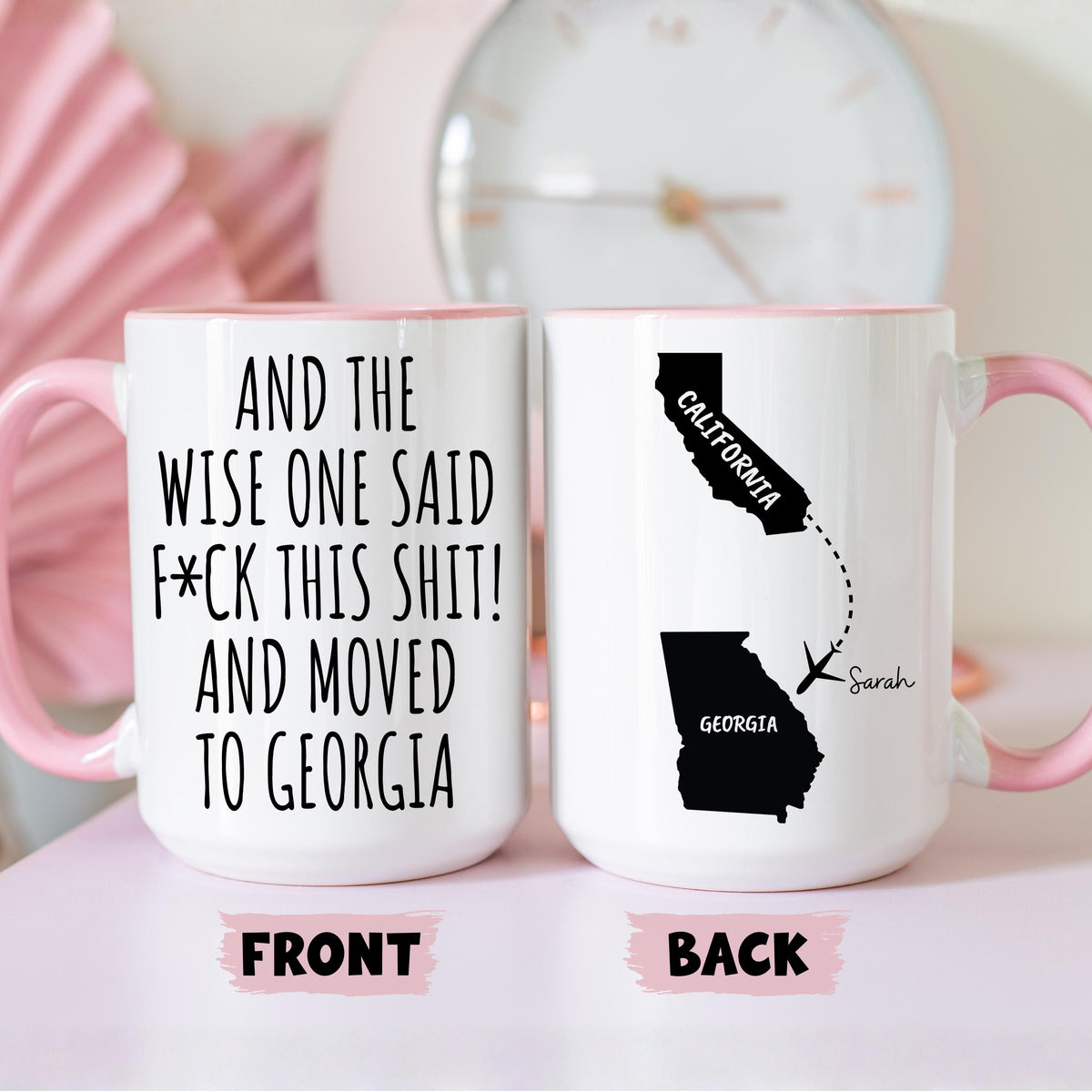 Moving to Georgia Mug, Personalized Georgia Relocation Mug, Moving To Georgia State Gift, Georgia Moving Away Cup, Georgia Relocating Mug