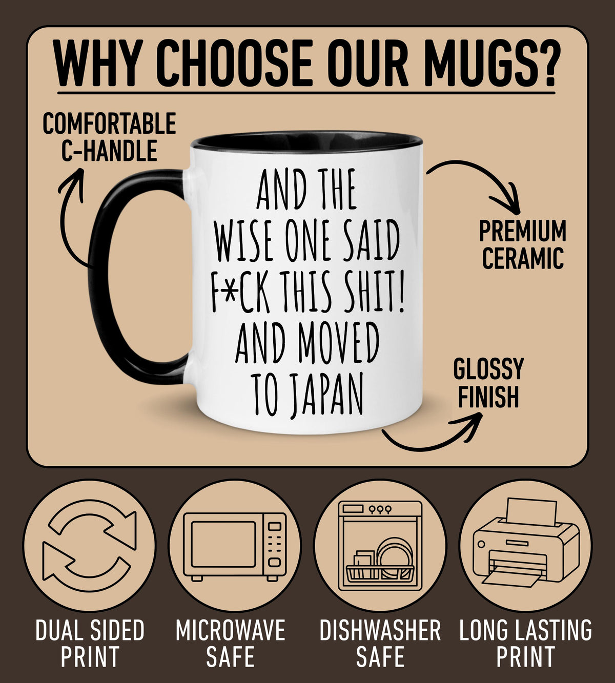 Moving to Japan Mug, Personalized Japan Relocation Mug, Relocating to Japan Gift, Immigration to Japan Mug, Japan Moving away mug