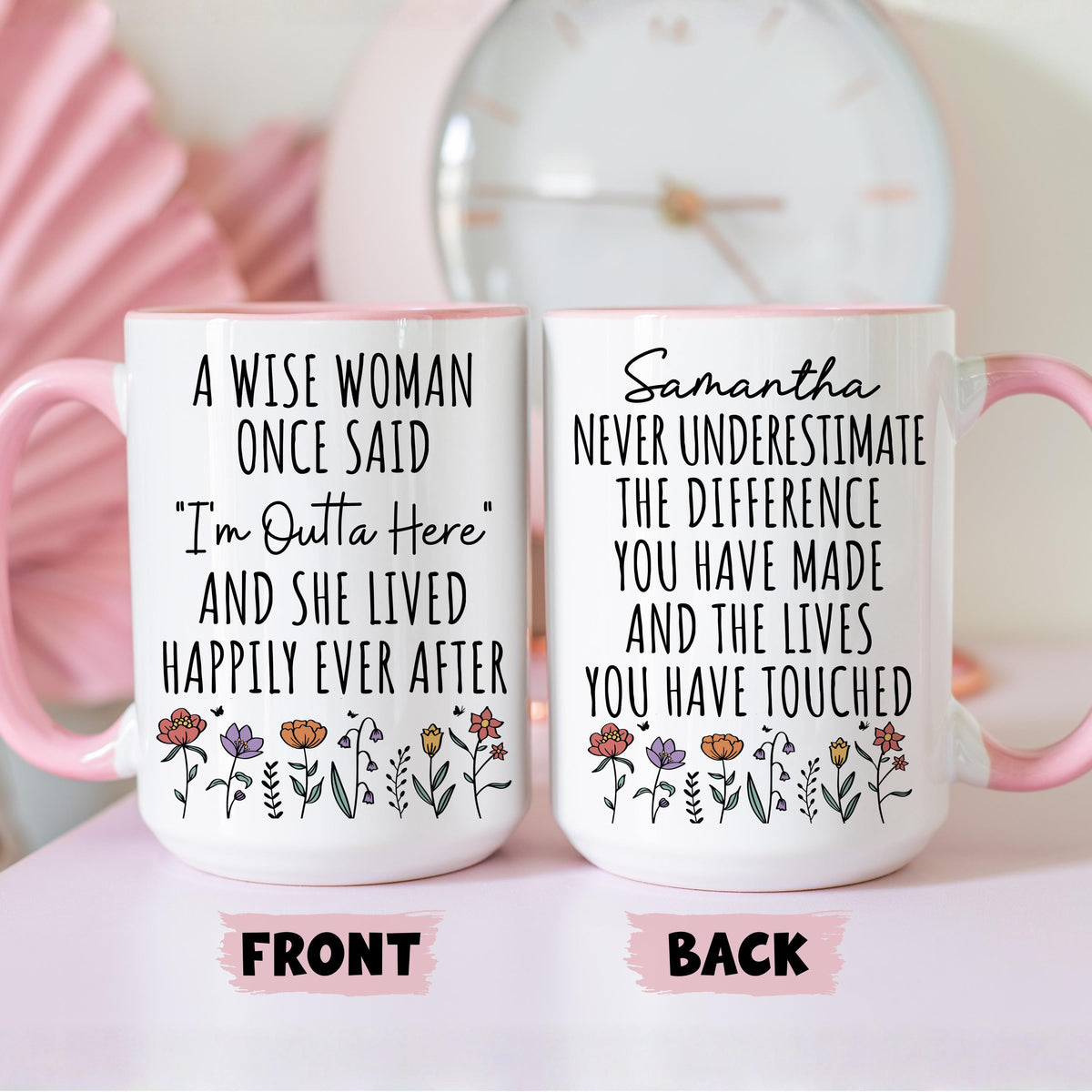 Funny Retirement Gift for Her, Personalized Retired Mug, Work Bestie Office Friend Retirement Mug, Officially Retired Appreciation Cup