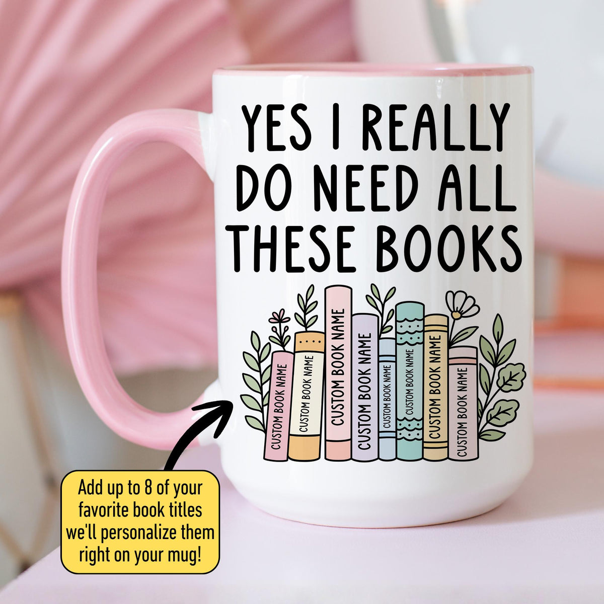 Book Lover Mug, Personalized Bookish Mug, Reading Bookworm Mug, Reader Mug, Introvert Humor, Bookish Cup, Introvert Book Mug