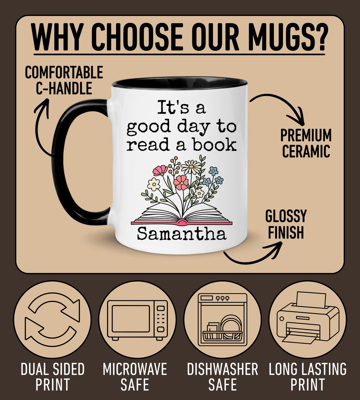 Personalized Read Mug, Book Mug, Bookish Mug, Book Lover Mug, Bookish Cup, Teacher Mug, Reading Mug, Coffee Mug, Bookworm Mug