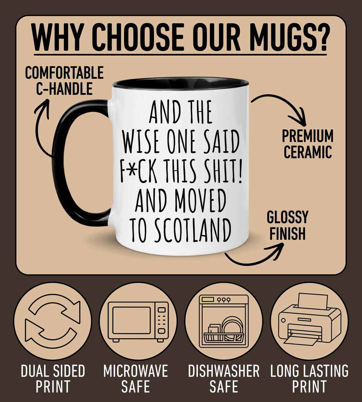 Moving to Scotland Mug, Personalized Scotland Relocation Mug, Relocating to Scotland Gift, Immigration to Scotland Mug, Moving away mug