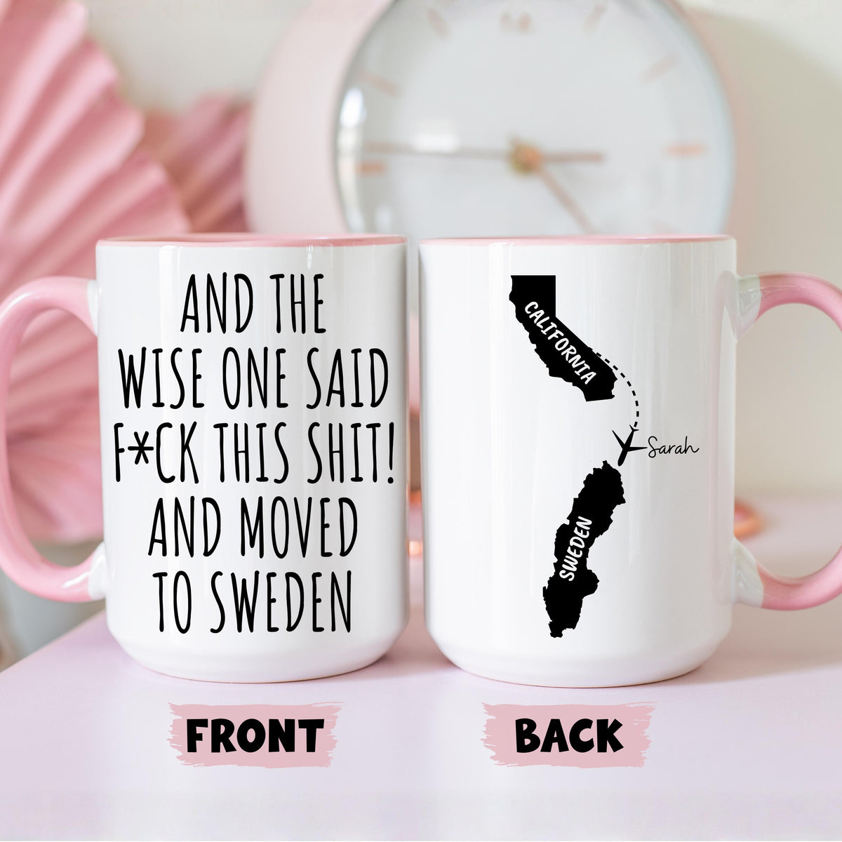 Moving to Sweden Mug, Personalized Sweden Relocation Mug, Relocating to Sweden Gift, Immigration to Sweden Mug, Sweden Moving away mug