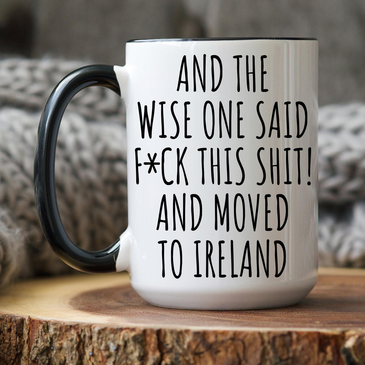 Moving to Ireland Mug, Personalized Ireland Relocation Mug, Relocating to Ireland Gift, Immigration to Ireland Mug, Ireland Moving Away Mug
