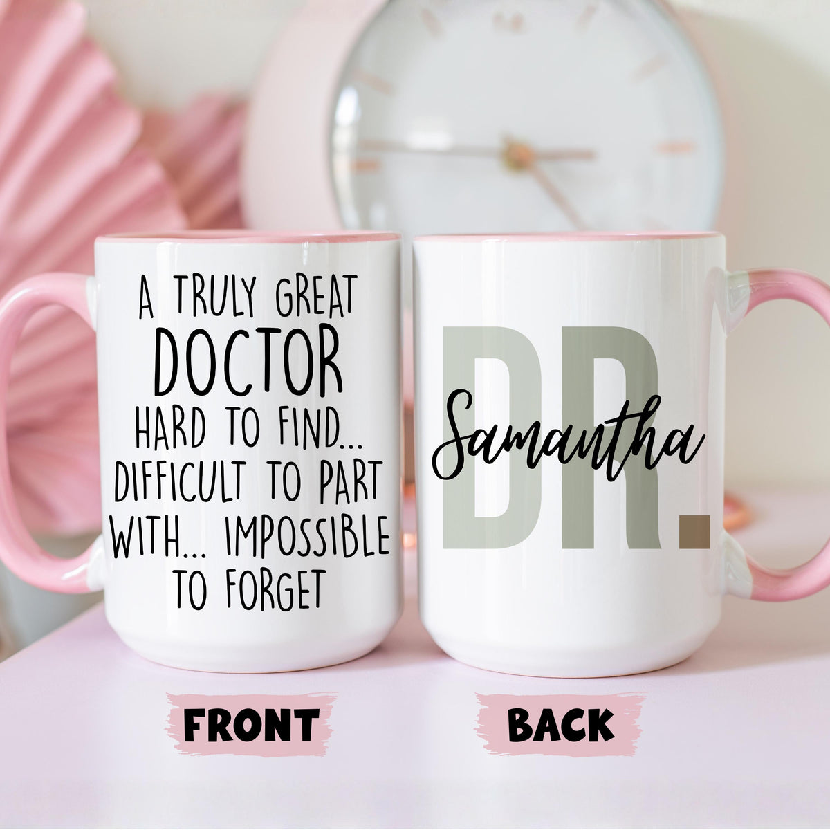 Doctor Appreciation Mug,  Personalized Doctor Appreciation gift, Med School Grad Present, Doctor Thank you Gift, Doctor Coffee Cup