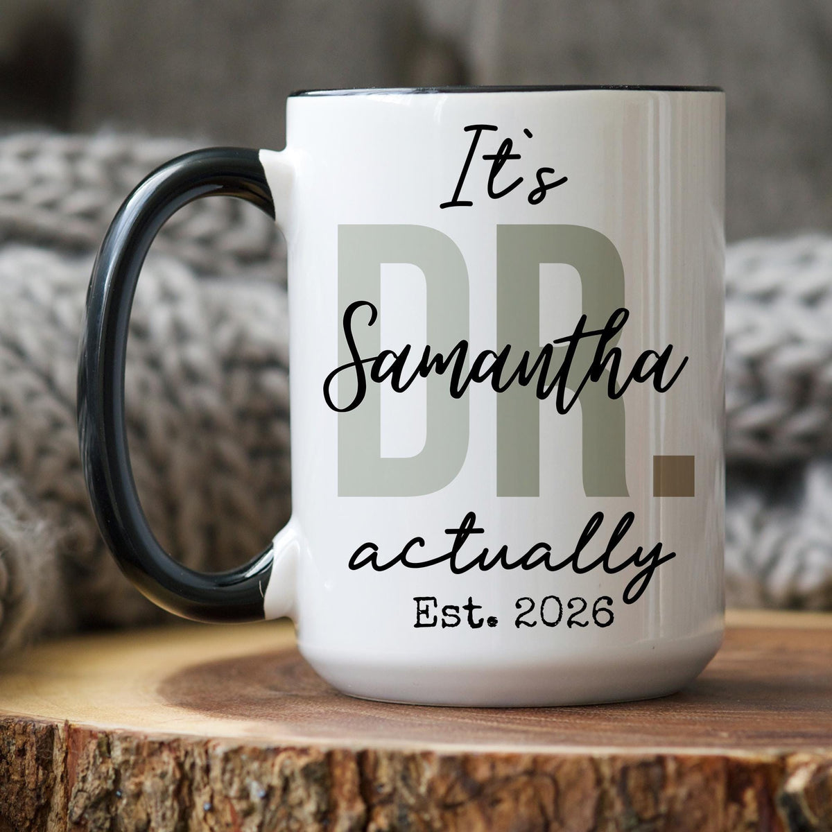 Custom Name Doctor Mug, Personalized Doctor Mug, Doctor’s Appreciation Gift, PHD Gift, Doctor Mug For Birthday, Med School Grad Present