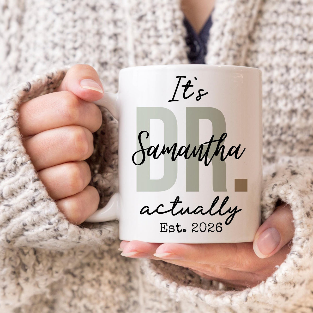 Custom Name Doctor Mug, Personalized Doctor Mug, Doctor’s Appreciation Gift, PHD Gift, Doctor Mug For Birthday, Med School Grad Present