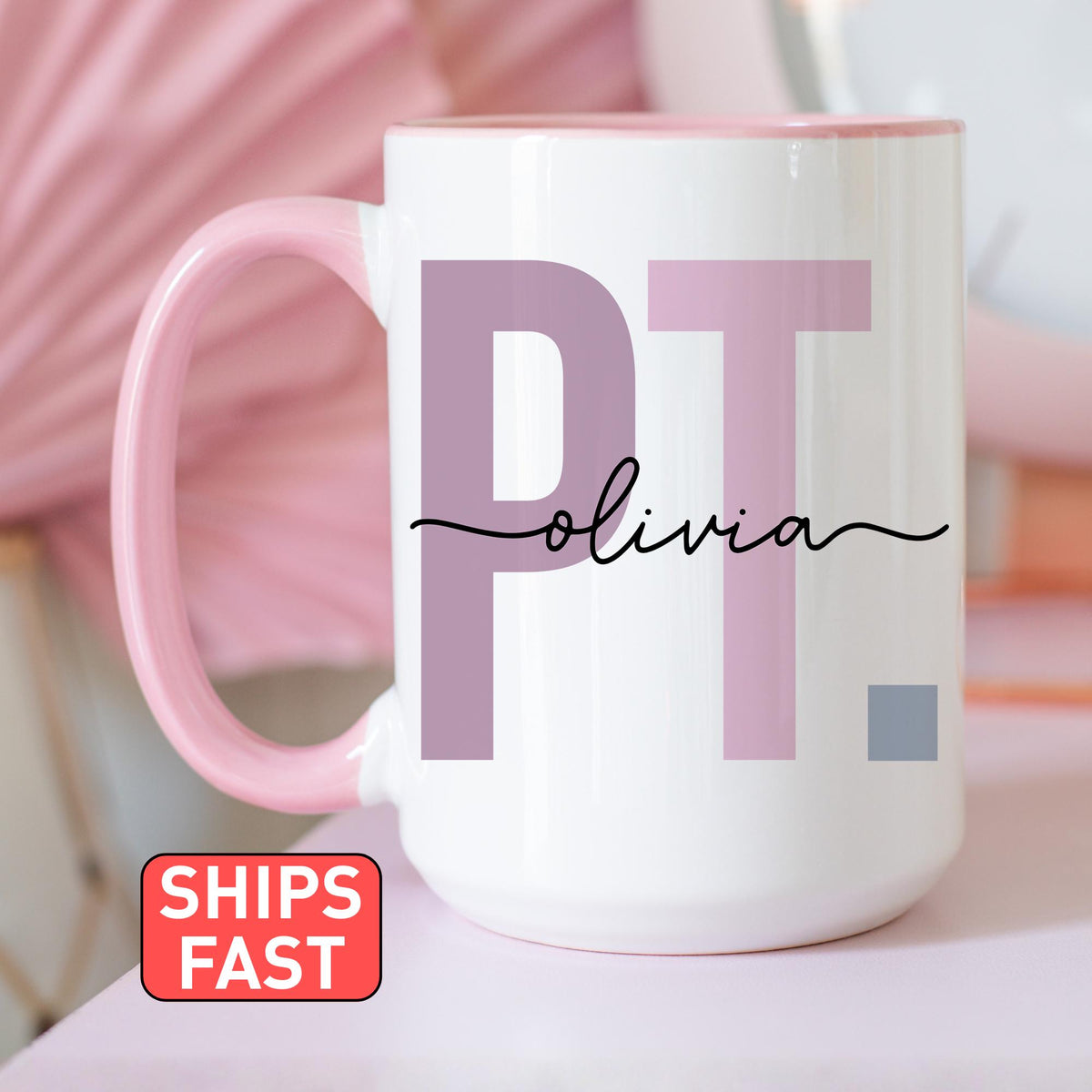 Physical Therapist Mug, Custom Physical Therapy Student, Physical Therapist Assistant Coffee Mug, Doctor of Physical Therapy, DPT PT Gift