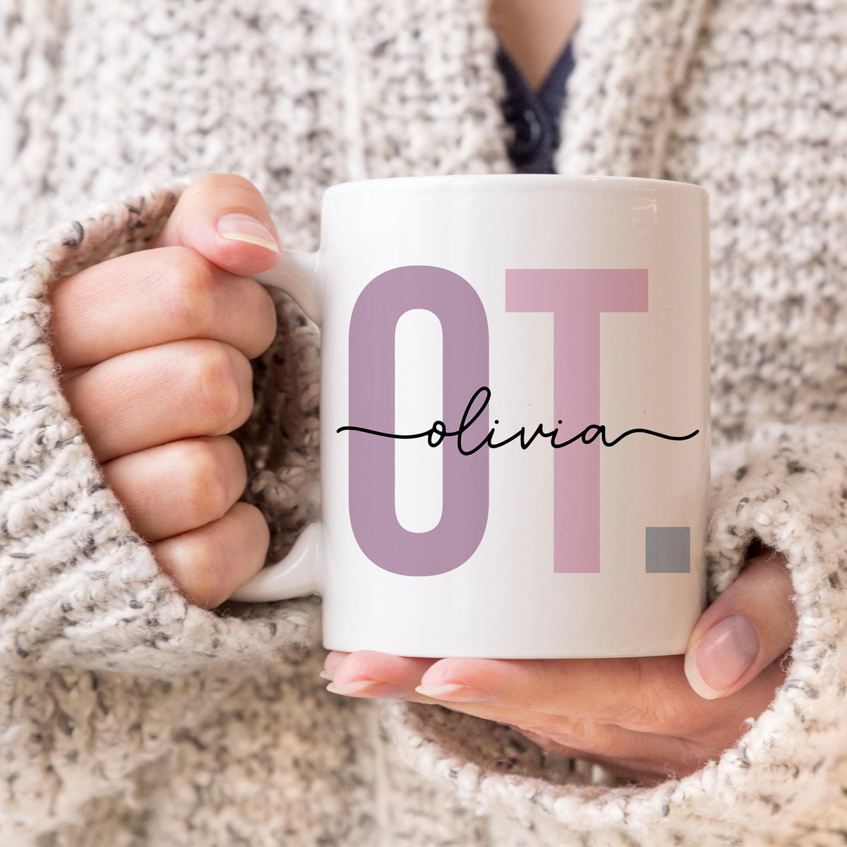 Occupational Therapy Mug, Personalized Occupational Therapist Gift, Custom Name OT Mug, OT Graduation Cup, Custom Occupational Therapist Mug
