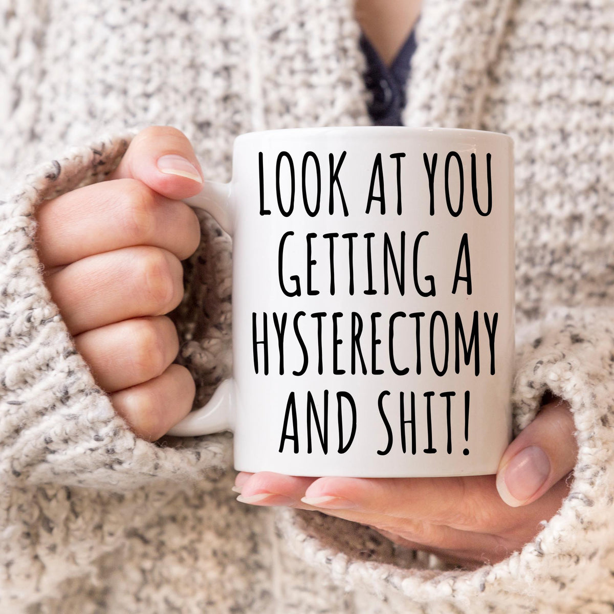 Hysterectomy Support Mug, Funny Hysterectomy Recovery Mug, Get Well Soon Gift for Bestie, Hysterectomy Surgery Recover Gift For Her