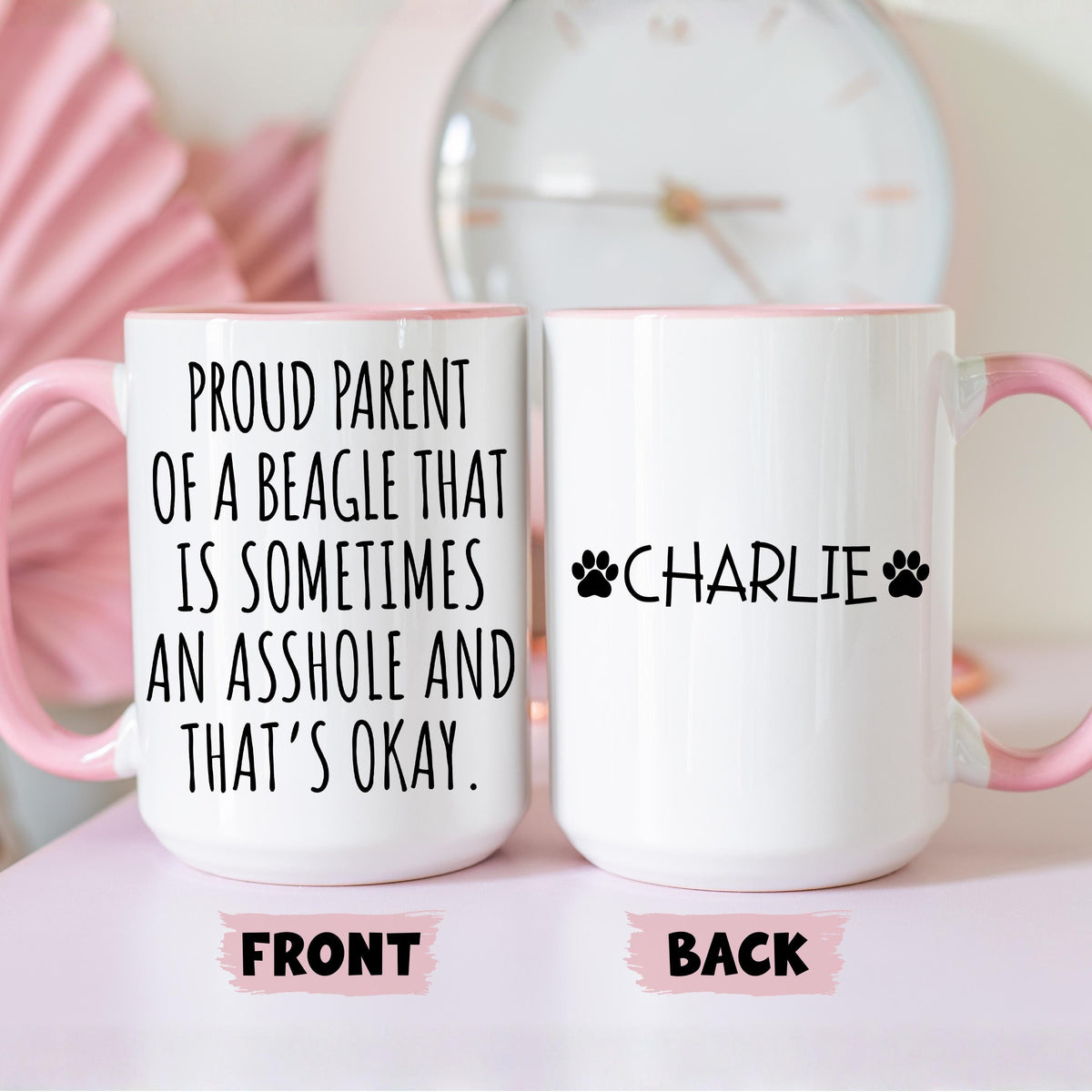 Beagle Owner Gift, Beagle Dog Mug, Custom Beagle Owner Gift, Beagle Mom Mug, Beagle Dog Dad Gift, Beagle Lover Gift, Funny Beagle Present
