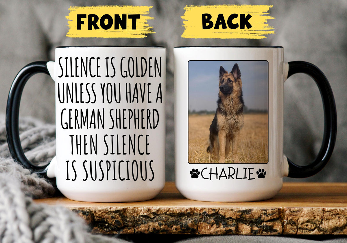 German Shepherd Mug, Personalized German Shepherd Owner Mug, German Shepherd Mom Mug, German Shepherd Dad Gift, Funny German Shepherd Gift