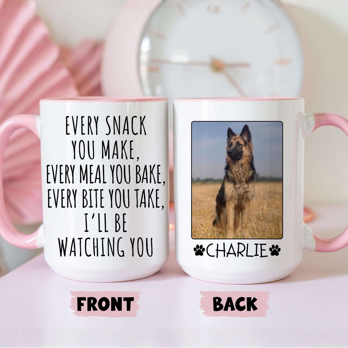 Funny German Shepherd Mug, Custom German Shepherd Owner Mug, German Shepherd Mom Mug, German Shepherd Dad Gift, Funny German Shepherd Gift