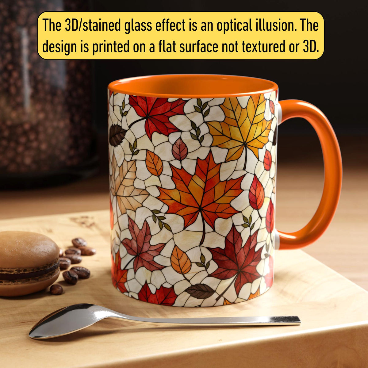 Autumn Leaves Mug, Autumn Maple Leaf Mug, Fall Leaf Mug,  Fall Vibes Mug, Autumn Lover Gift, Pumpkin Spice Latter Mug, Fall Aesthetic mug