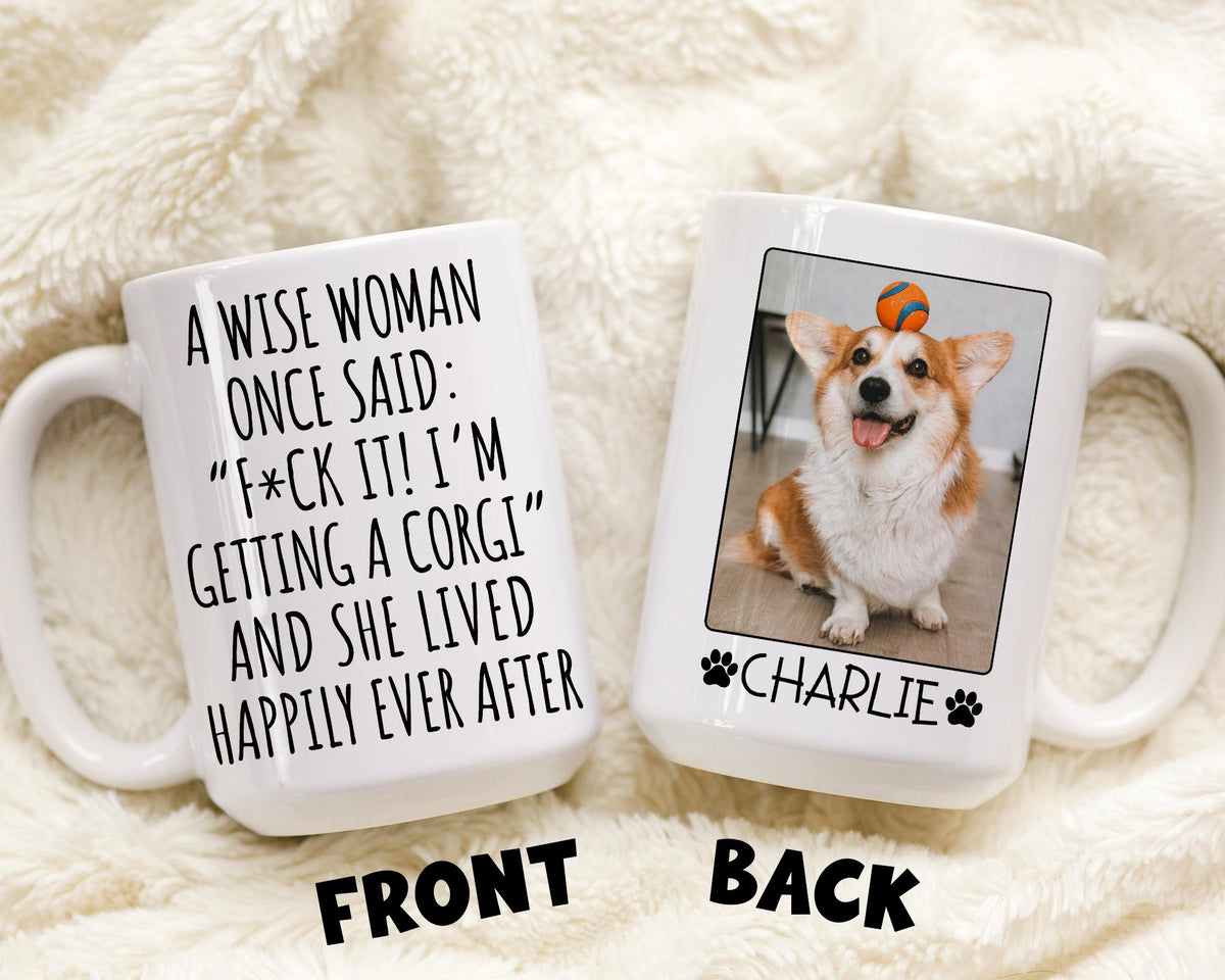 Corgi Mom Mug, Personalized Corgi Mom Gift, Corgi Dog Lover Gift for Woman, Corgi Mom Gift, Custom Funny Corgi Mom Present