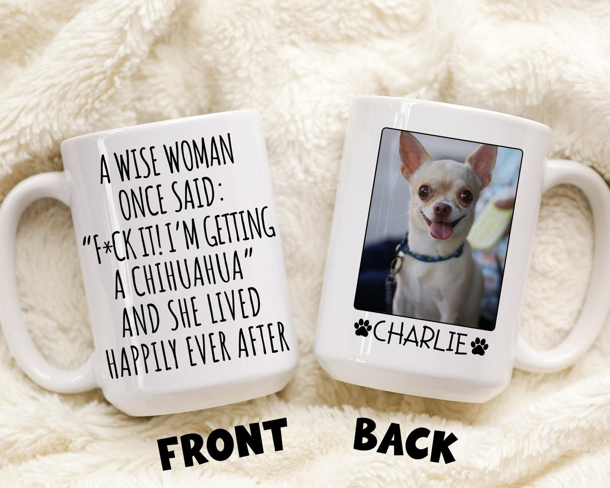 Chihuahua Mom Mug, Personalized Chihuahua Mom Gift, Chihuahua Dog Lover Gift for Woman, Chihuahua Mom Gift, Funny Chihuahua Mom Present