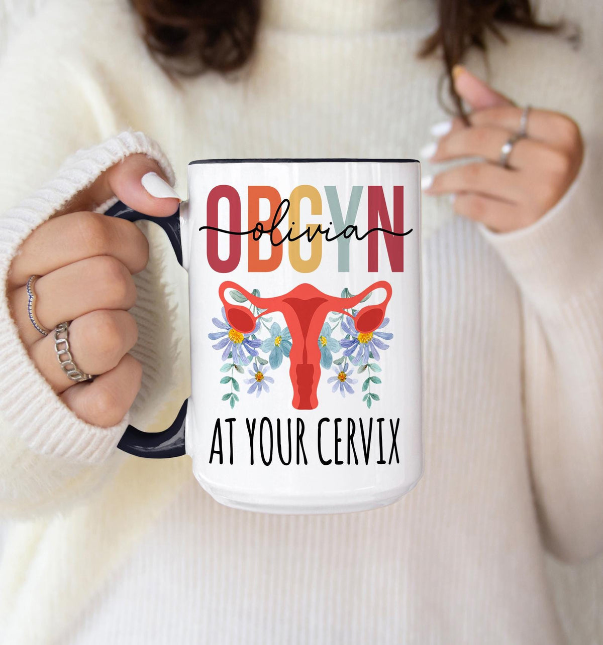 OBGYN Mug, Personalized OBGYN mug, OBGYN Appreciation Thank you Gift, Gynecologist Mug, Custom Obstetrics and Gynecology Present