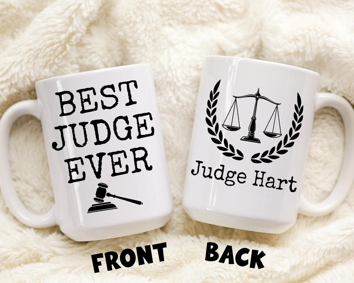 Judge Mug, Personalized Judge Mug, Funny Judge Gift, Judge Birthday Gift, Judge Retirement Mug, Judge Christmas Mug, Funny Judge Promotion