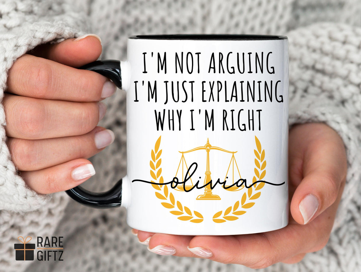 Lawyer Mug, Bar exam gift, Funny Attorney Gift, Custom Law graduate gift, Future Lawyer Cup, Gift for Law Student, Esquire Mug, New attorney