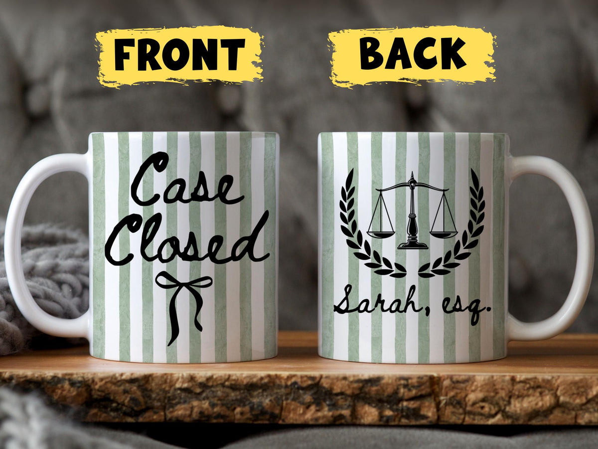 Attorney Mug, Lawyer Mug, Funny Attorney Gift, Future Lawyer Mug, Esquire Mug, Personalized Lawyer Mug, Law Graduation Student Gift