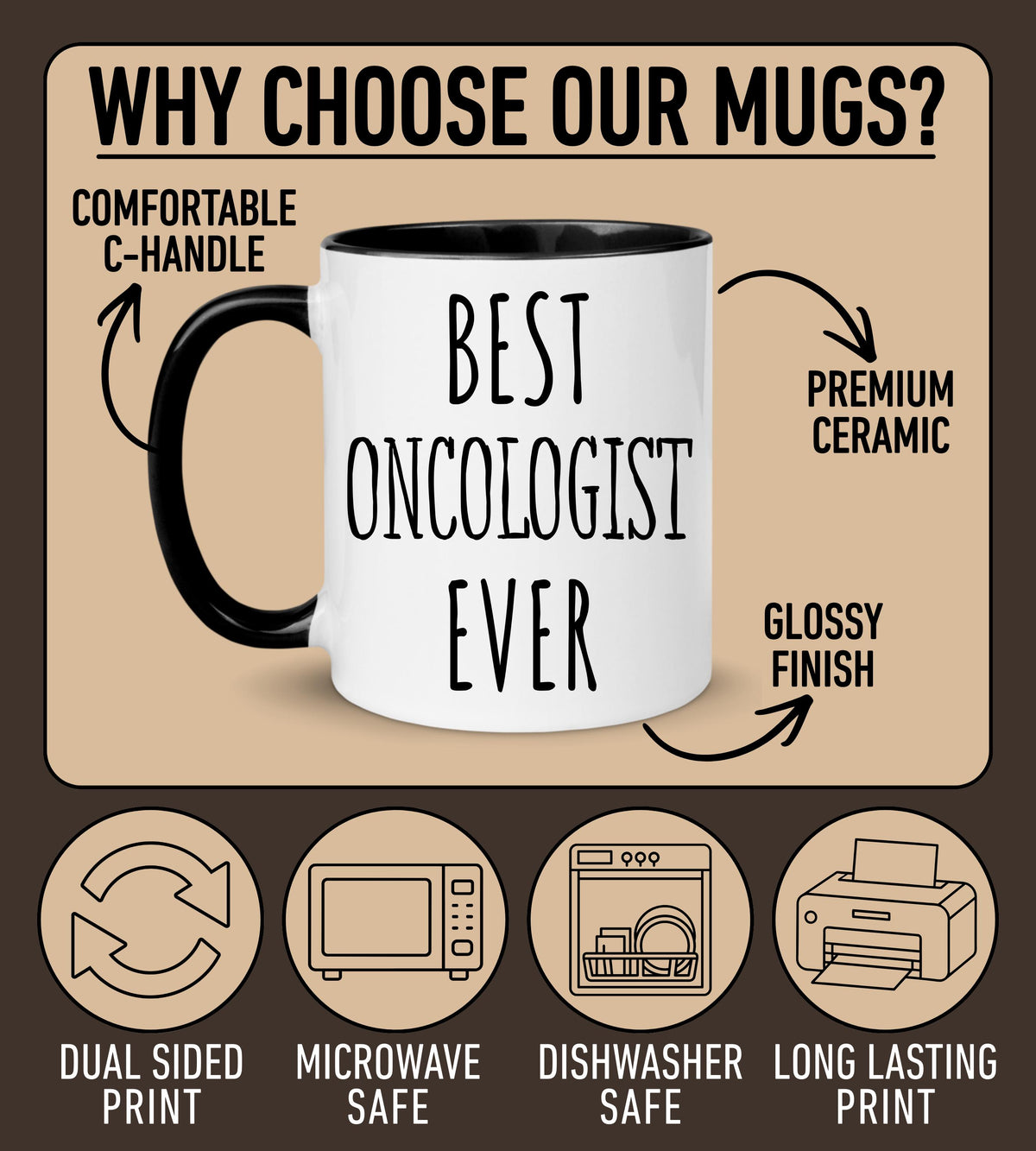 Oncologist Mug, Personalized Oncologist Mug, Cancer Nurse Present, Cancer Doctor Gift, Oncologist Birthday Gift, Custom Oncologist Mug