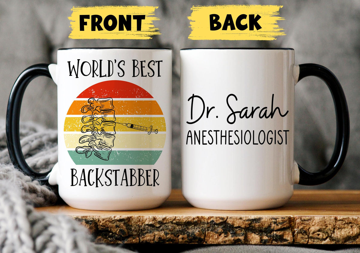 Custom Anesthesiologist Mug, Personalized Anesthesiologist gift, Anesthesiology Gift, Anesthetist Doctor Present, Anesthesiologist Assistant