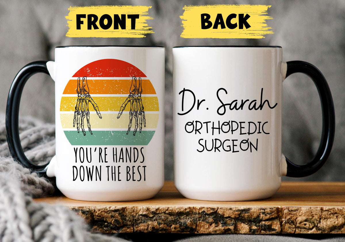Orthopedic Gift, Personalized Orthopedic Mug, Orthopedic Surgeon Thank you Gift, Orthopedics Mug, Ortho Gift, Ortho Spine, Ortho Surgeon Mug