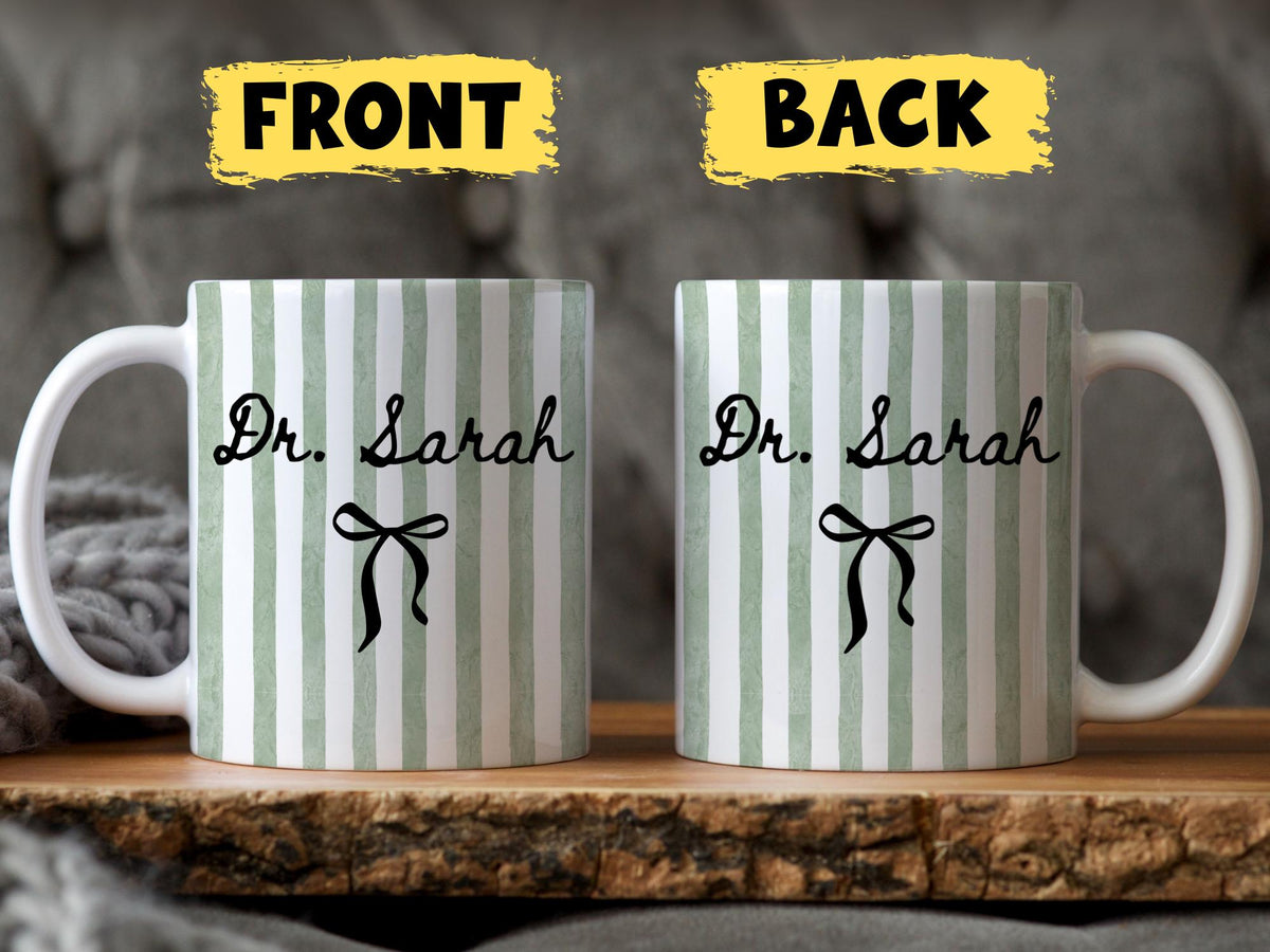 Custom Dr Coffee Mug, Personalized Doctor Gift, Future Doctor Gift, Doctor Graduation Mug, New Doctor Present, Doctorate Mug, Dr Gift