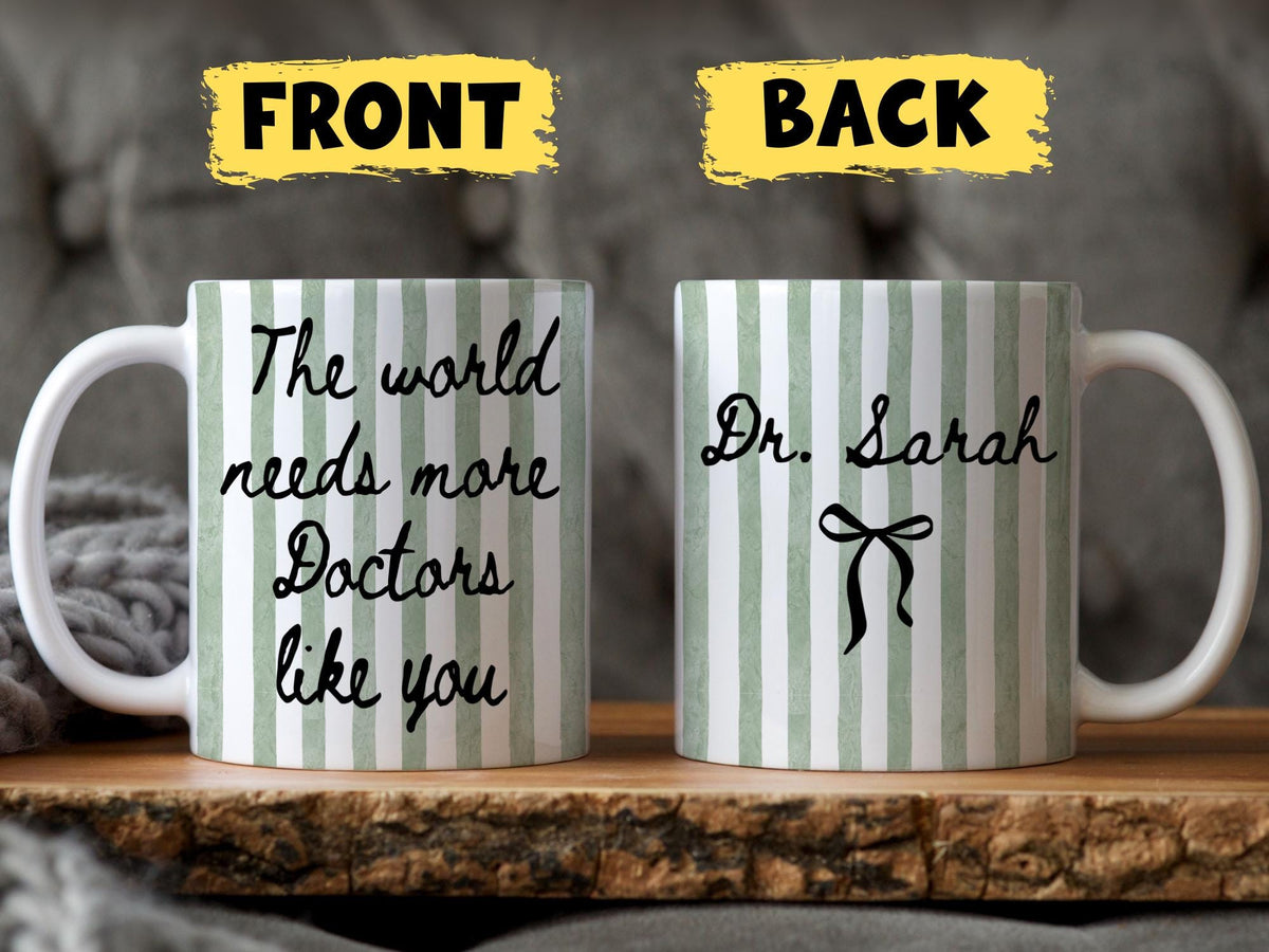 Doctor Appreciation Mug, Doctor Thank you Gift, Personalized Doctor Coffee Mug, Custom Doctor Coffee Mug, Doctor Retirement, Dr Thank You