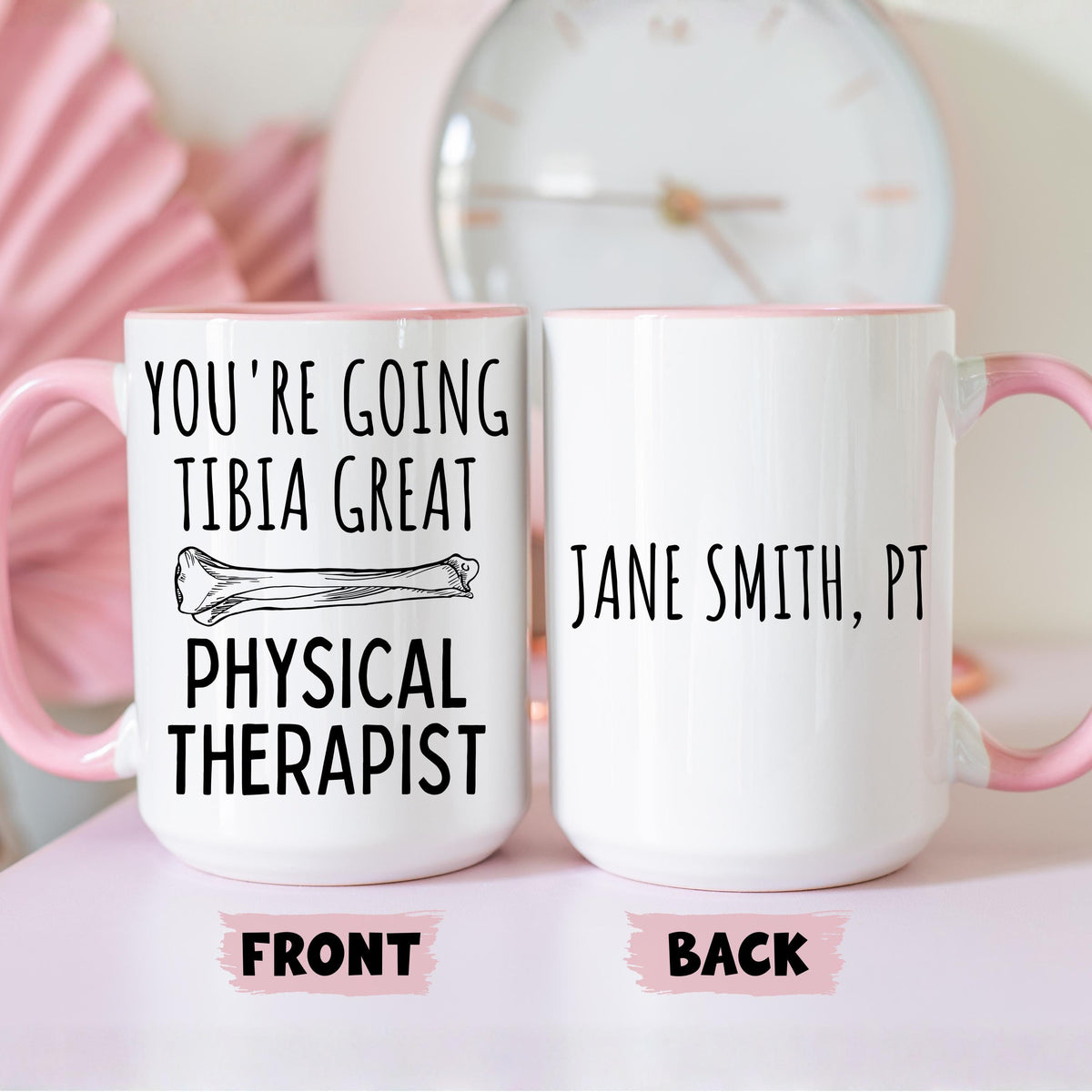 Physical Therapy Mug, Personalized Physical Therapist Mug, Doctor of Physical Therapy Gift, DPT Mug, PT Coffee Mug, Physical Therapist Grad