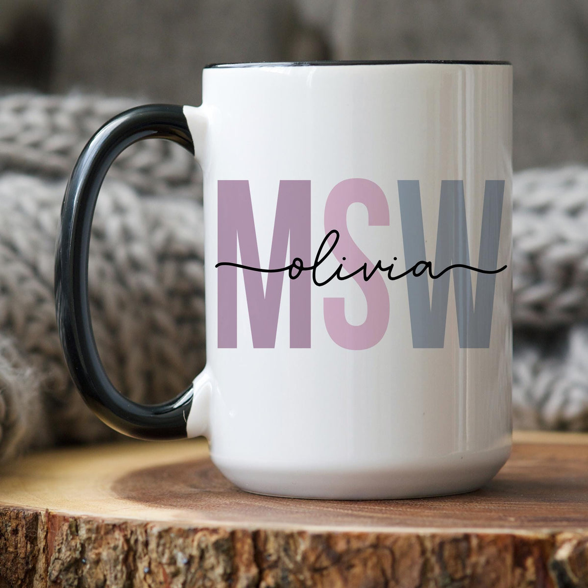 MSW Mug, Master of Social Work Mug, Social Work Graduation Gift, Social Worker Social Work Grad Gift, Custom MSW Name Mug