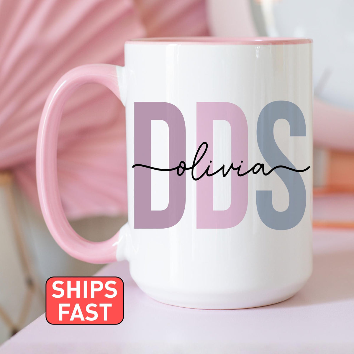 Doctor of Dental Surgery Mug, Personalized DDS Mug, DDS Graduation Gift, Custom Doctor of Dental Surgery Mug, Dental Surgeon Grad Gift
