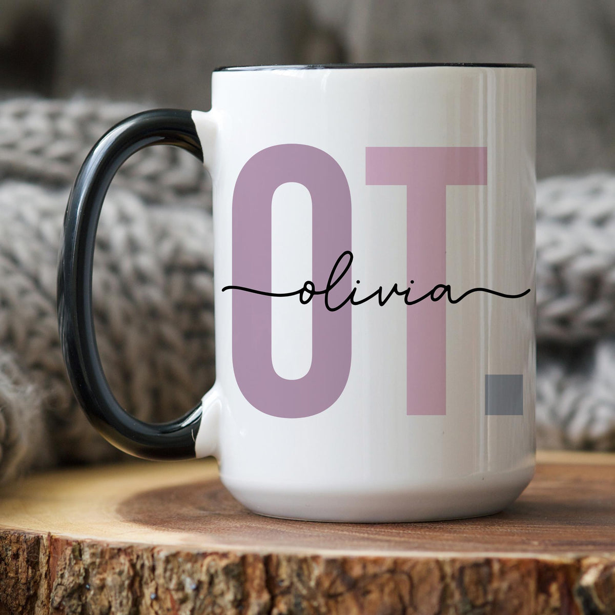 Occupational Therapy Mug, Personalized Occupational Therapist Gift, Custom Name OT Mug, OT Graduation Cup, Custom Occupational Therapist Mug
