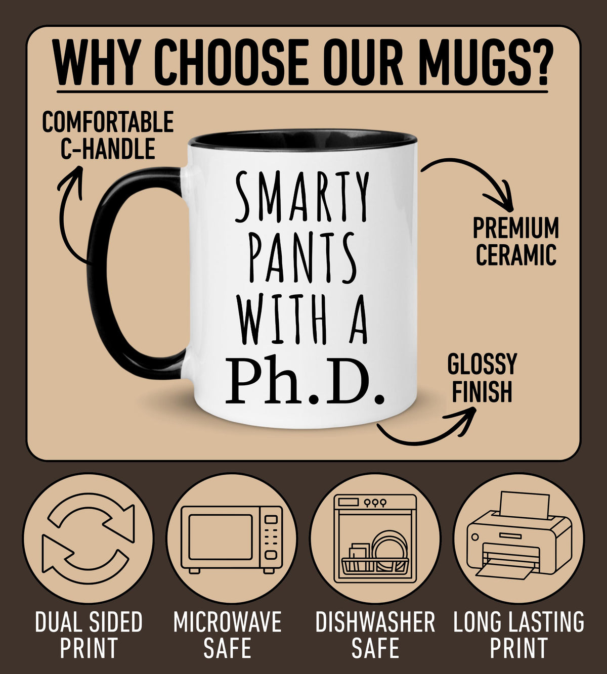 PhD Mug, Personalized PhD Graduation Gift, Doctorate Graduation Gifts, Doctor Gift, Doctorate Degree, PhD Graduation Mug, New PhD Mug