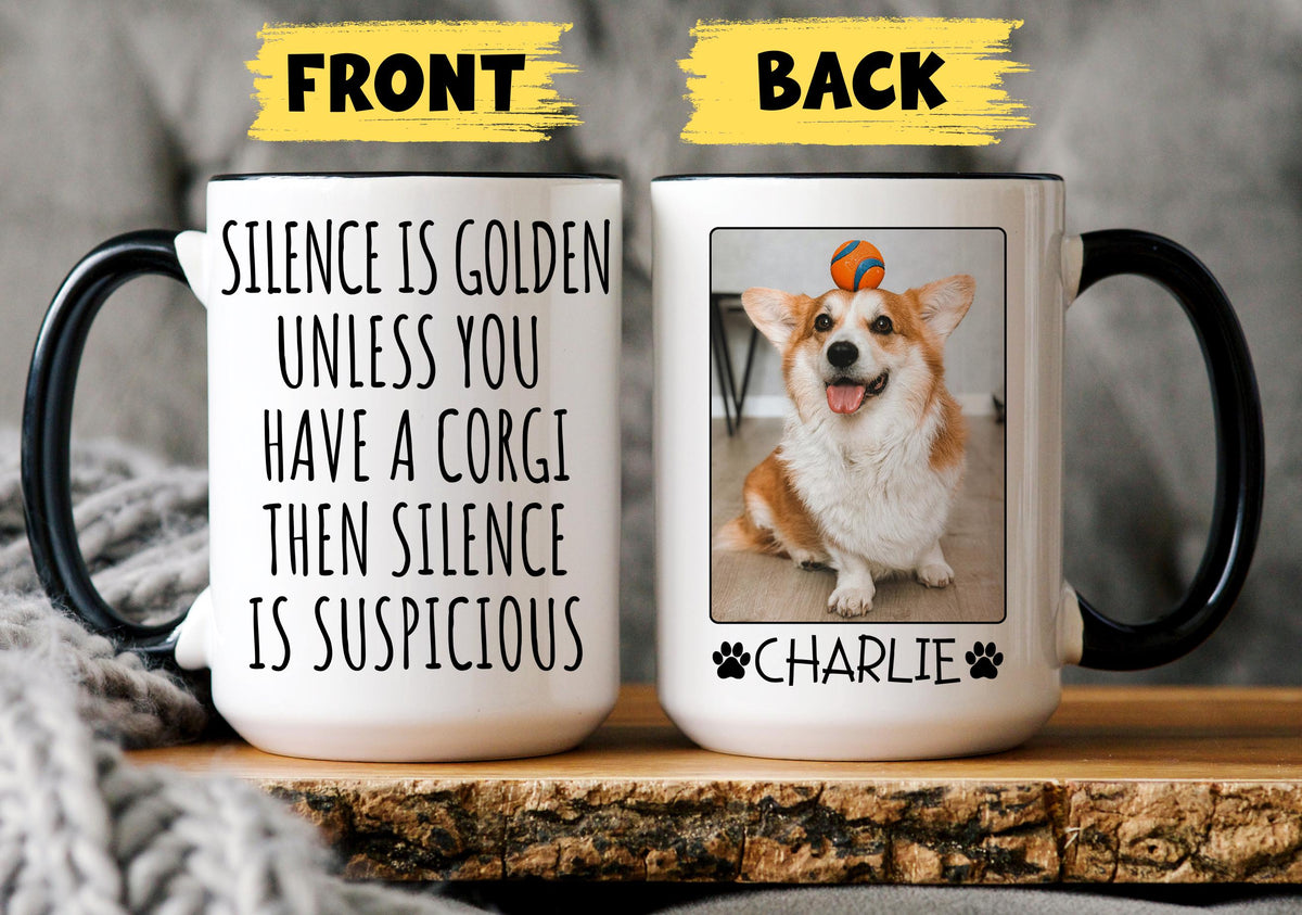 Corgi Mug, Personalized Corgi mug, Funny Corgi Owner Gift, Corgi Lover Coffee Cup, Corgi Mom Mug, Corgi Photo Parent Mug