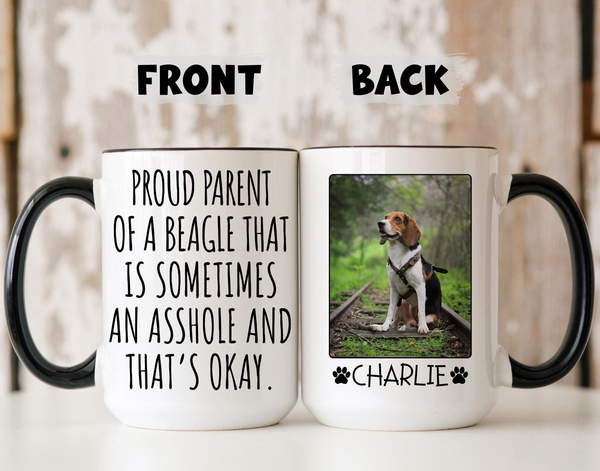 Beagle Owner Gift, Beagle Dog Mug, Custom Beagle Owner Gift, Beagle Mom Mug, Beagle Dog Dad Gift, Beagle Lover Gift, Funny Beagle Present