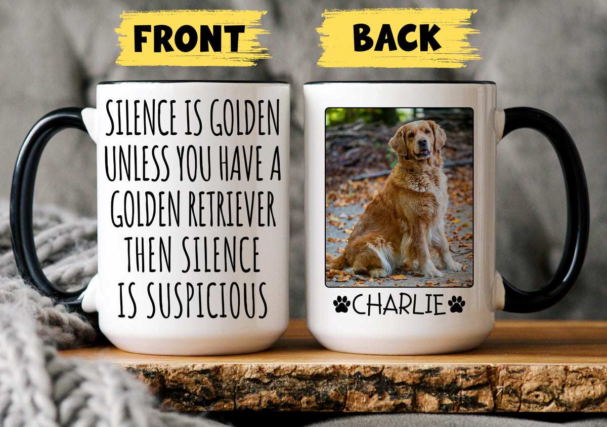 Golden Retriever Mug, Personalized Golden Retriever Owner Gift, Golden Retriever Mom Mug, Golden Retriever Dad, Golden Retriever Lover Gift