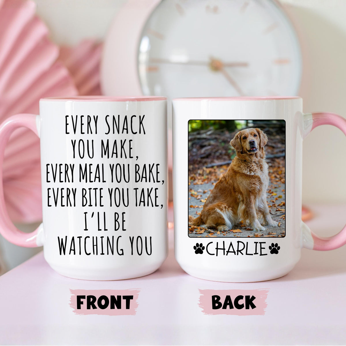 Funny Golden Retriever Mug, Custom Golden Retriever Owner Mug, Golden Retriever Mom Mug, Golden Retriever Dad, Golden Retriever Lover Gift