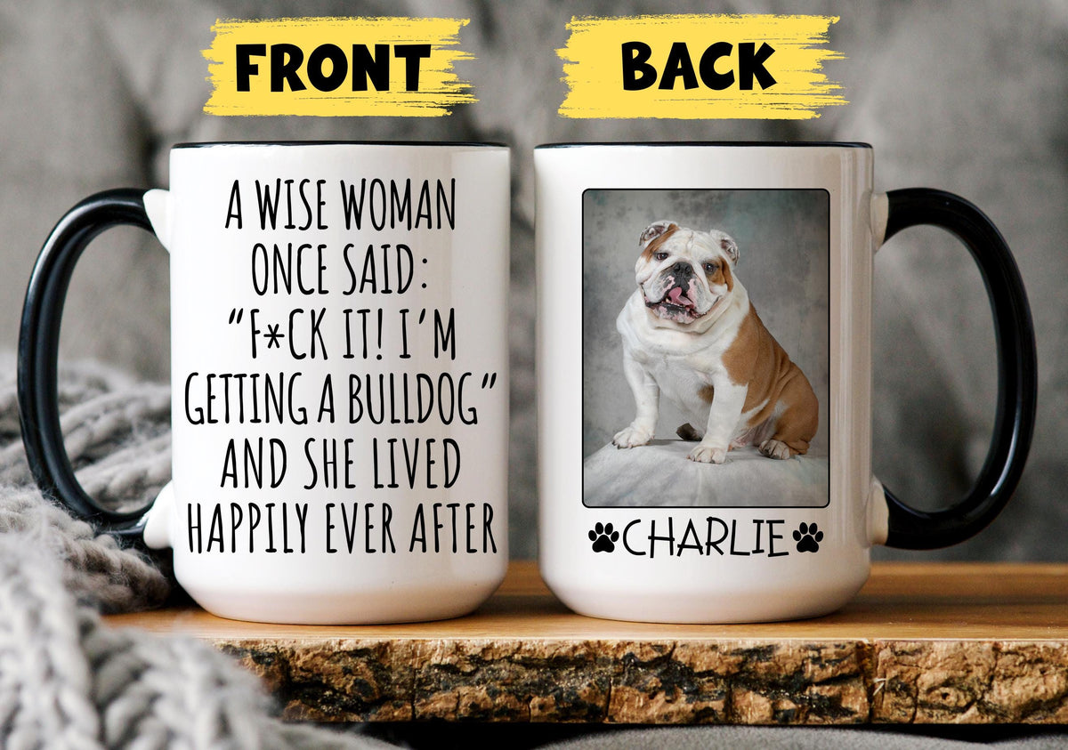 Bulldog Mom Mug, Personalized Bulldog Mom Gift, Bulldog Dog Lover Gift for Woman, Bulldog Mom Gift, Custom Funny Bulldog Mom Present