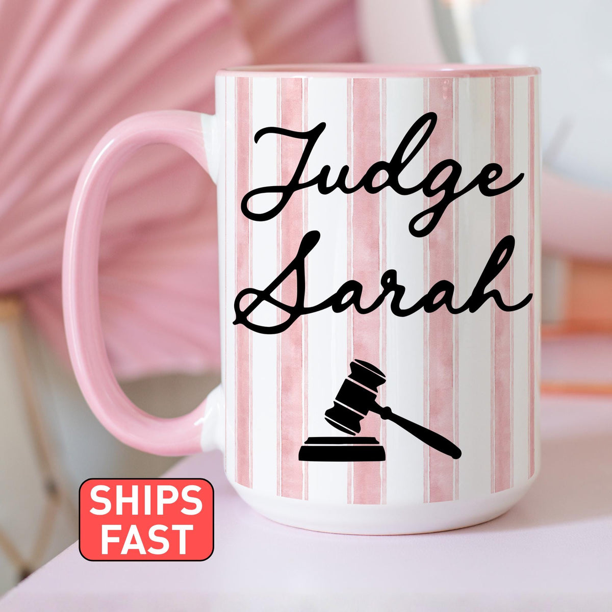 Judge Mug, Personalized Judge Gift, Gift for Judge, Gift From Legal Assistant, Judge Promotion, Judge Appreciation, Judge Retirement Gift