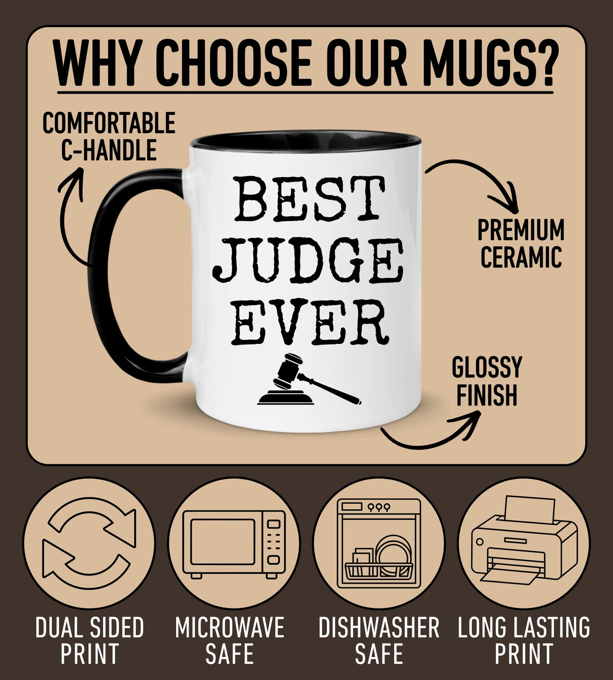Judge Mug, Personalized Judge Mug, Funny Judge Gift, Judge Birthday Gift, Judge Retirement Mug, Judge Christmas Mug, Funny Judge Promotion