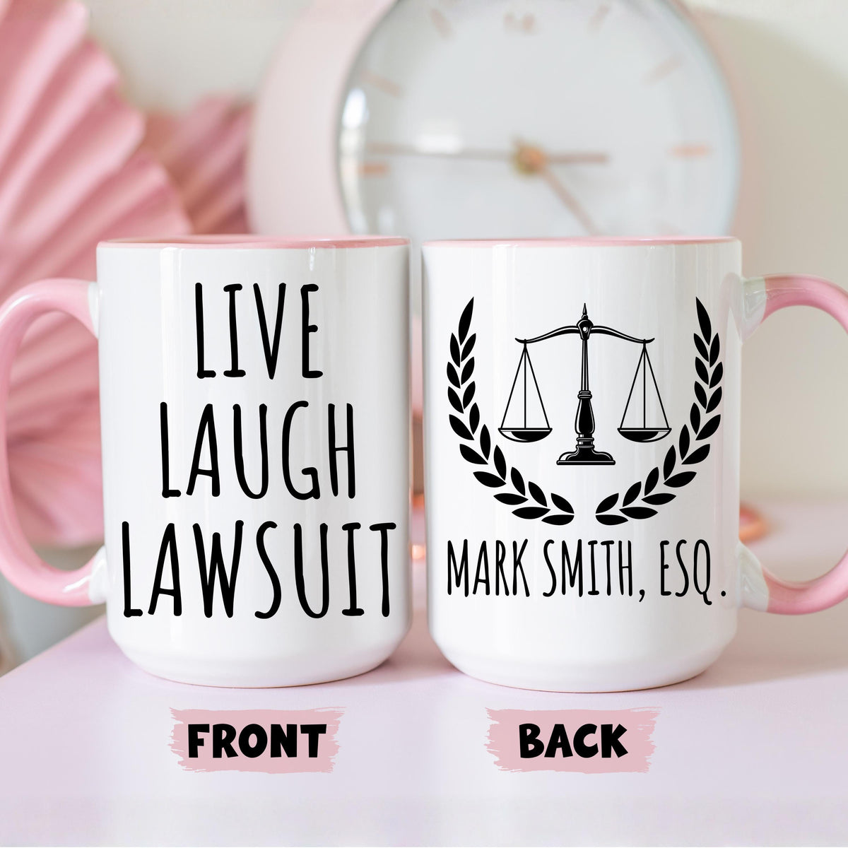 Custom Lawyer Gift, Law School Grad Gift, Lawyer Graduation Present, Lawyer Mug,  Funny Attorney Gift, Future Lawyer Mug, Esquire Mug
